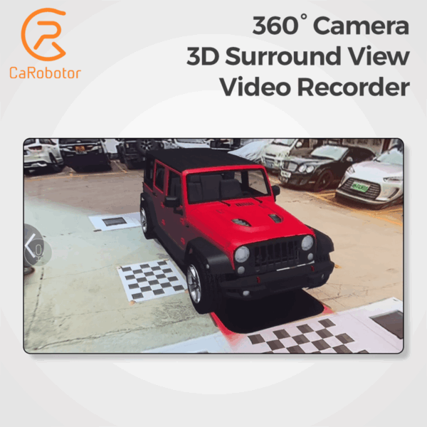 Carobotor 360° surround view camera system for jeep wrangler JK JL JT radio K1 / J-Max - Image 3